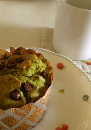 抹茶チョコチップマフィン-レシピのメイン写真