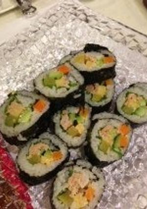 やみつきツナキムパブ☆참치 김밥-レシピのメイン写真