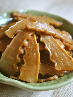 干し筍の中華煮と筍の干し方-レシピのメイン写真