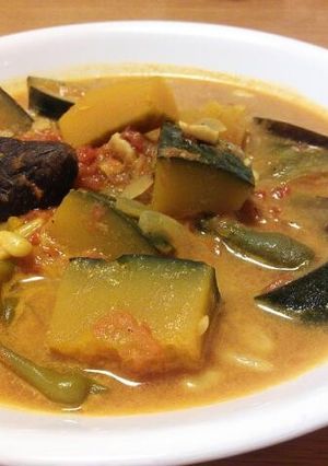 ノンオイル★夏野菜のスリランカカレー-レシピのメイン写真