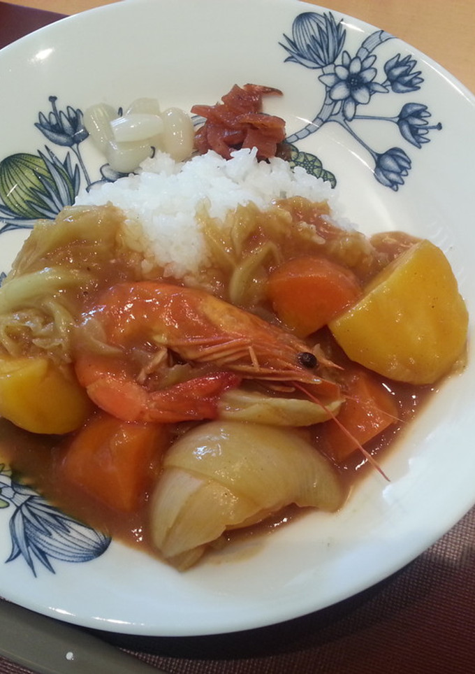 天使のエビと野菜のカレー-レシピのメイン写真