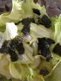 レタスと海苔のサラダ-レシピのメイン写真