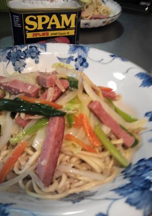 スパムのタイ風焼きそば-レシピのメイン写真