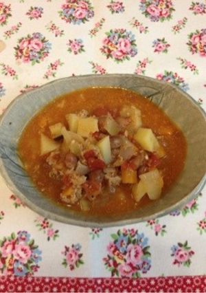 夏バテ知らずピリ辛ポークビーンズ-レシピのメイン写真