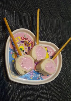 一口でパクリ！ロールケーキ風アイス♪-レシピのメイン写真