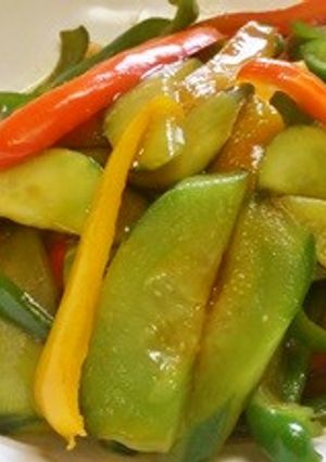 夏野菜のオイスター炒め-レシピのメイン写真