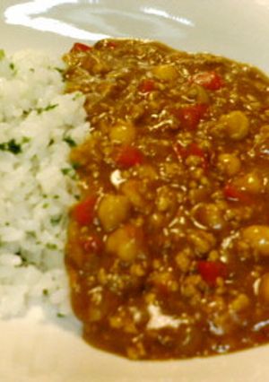 ホクホク　ひよこ豆とお肉のカレー-レシピのメイン写真