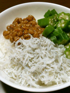 ♧ヘルシーメニュー♧おくら納豆しらす♧-レシピのメイン写真