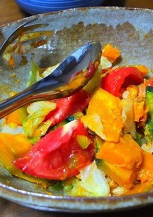 簡単！ツナカレー混ぜ混ぜサラダ-レシピのメイン写真