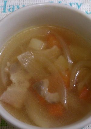 保育園の野菜スープ-レシピのメイン写真