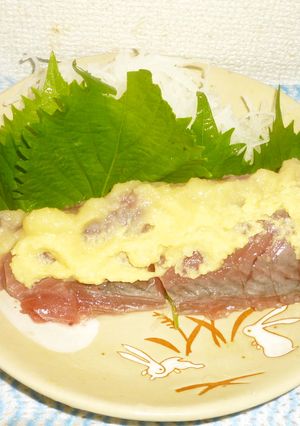パパのかつおの刺身③-レシピのメイン写真