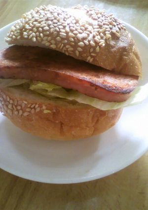 ＳＰＡＭでボリューム満点サンド-レシピのメイン写真