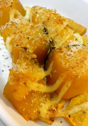 かぼちゃの煮物リメイク☆パン粉焼き-レシピのメイン写真