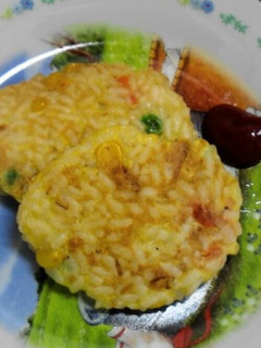 おやつ感覚♪焼きたまごはん★-レシピのメイン写真