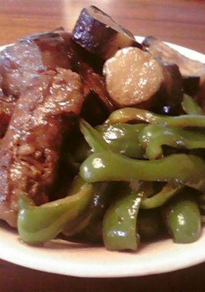 夏野菜と牛肉のさっぱり炒め煮-レシピのメイン写真