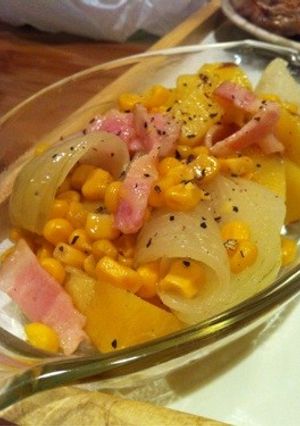じゃが＋コーン＋玉ねぎ＋ベーコン＋バター-レシピのメイン写真