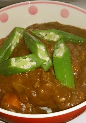 夏のオクラトマトカレー-レシピのメイン写真