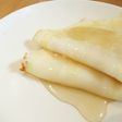 モッチリモチモチ白いクレープ生地