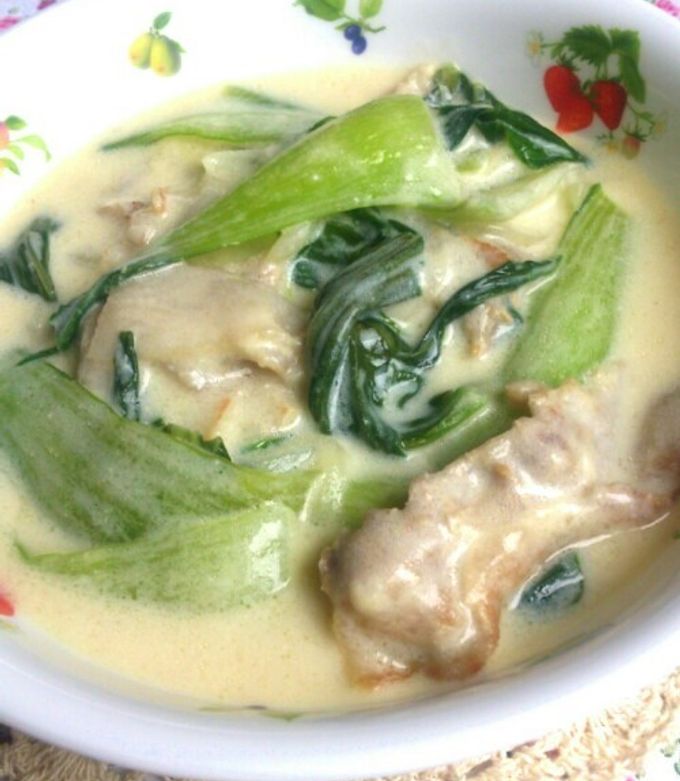 豚肉とチンゲン菜のクリーム煮-レシピのメイン写真