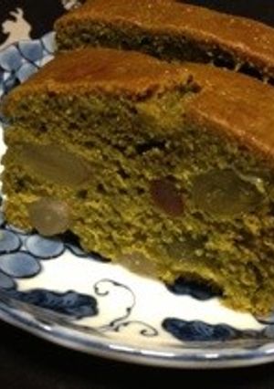 抹茶のパウンドケーキ〜甘納豆入り〜-レシピのメイン写真