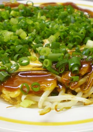 もやしとネギのお好み焼き-レシピのメイン写真