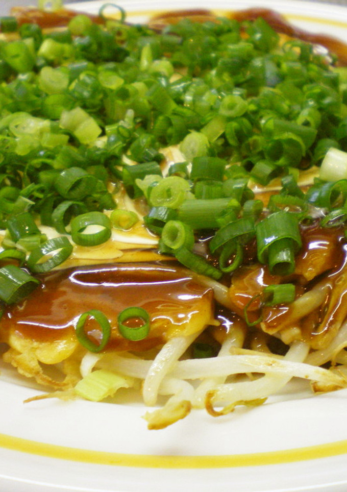 もやしとネギのお好み焼き-レシピのメイン写真