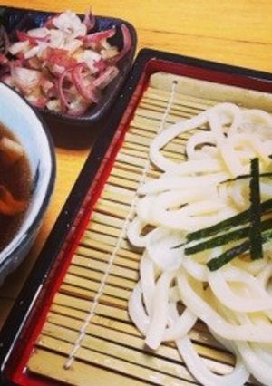 豚肉とナスのつけ汁冷やしうどん-レシピのメイン写真