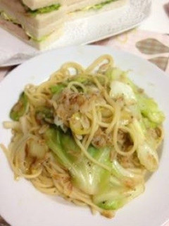 キャベツと桜海老のパスタ-レシピのメイン写真