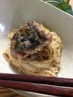 絶品!鯖缶素麺-レシピのメイン写真