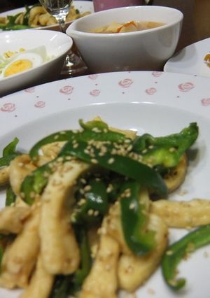 高野豆腐でチンジャオロース風-レシピのメイン写真