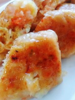 餃子風!エビとササミの焼き生春巻き-レシピのメイン写真