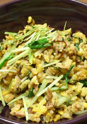 シーチキン、水菜、青じそ♪さっぱり炒飯☆-レシピのメイン写真