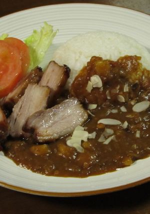 熊本りんどうポークチャシュー＆野菜カレー-レシピのメイン写真