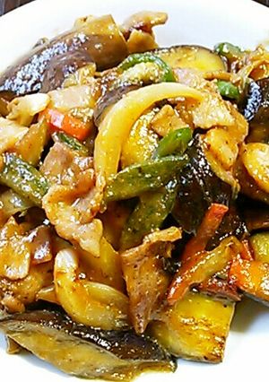 茄子の肉みそ炒め-レシピのメイン写真