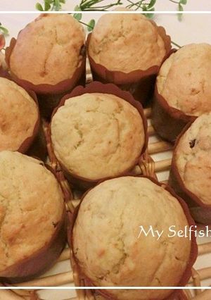 バナナ救済♬簡単美味チョコバナナマフィン-レシピのメイン写真