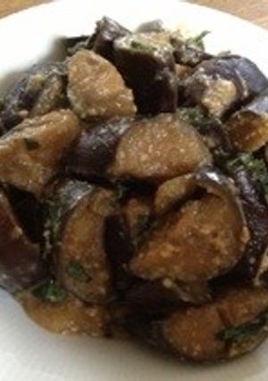 茄子の味噌煮をちょっとアレンジ♪-レシピのメイン写真
