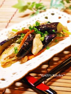 鶏とナスのぴり辛炒め-レシピのメイン写真