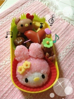 キャラ弁☆マイメロちゃん弁当-レシピのメイン写真