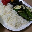 焼き野菜でつけそうめん☆