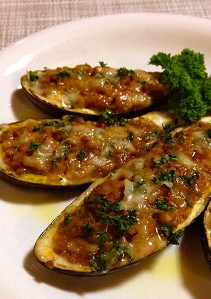 ナスのファルシ☆なすの肉詰め-レシピのメイン写真