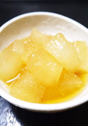 夏はレンジで簡単！冬瓜のめんつゆ煮-レシピのメイン写真