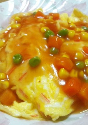 ＊手抜き天津飯*-レシピのメイン写真