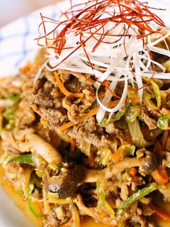 ごはんすすむ!お野菜たっぷりプルコギ-レシピのメイン写真