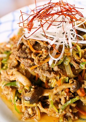 ごはんすすむ！お野菜たっぷりプルコギ-レシピのメイン写真