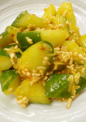 大量消費に！キュウリの中華風ピリ辛炒め☆-レシピのメイン写真