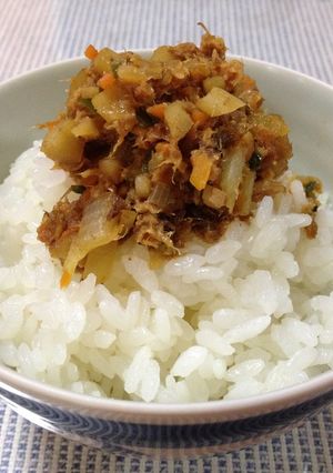 鯖缶そぼろ根菜入り-レシピのメイン写真