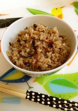 ＊乾物と玄米の炊き込みゴハン＊-レシピのメイン写真