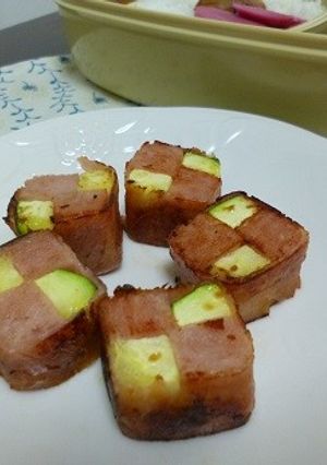 スパムとズッキーニの生ハム巻き-レシピのメイン写真
