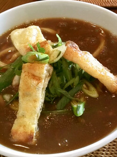 青ネギとお揚げのカレーうどん-レシピのメイン写真