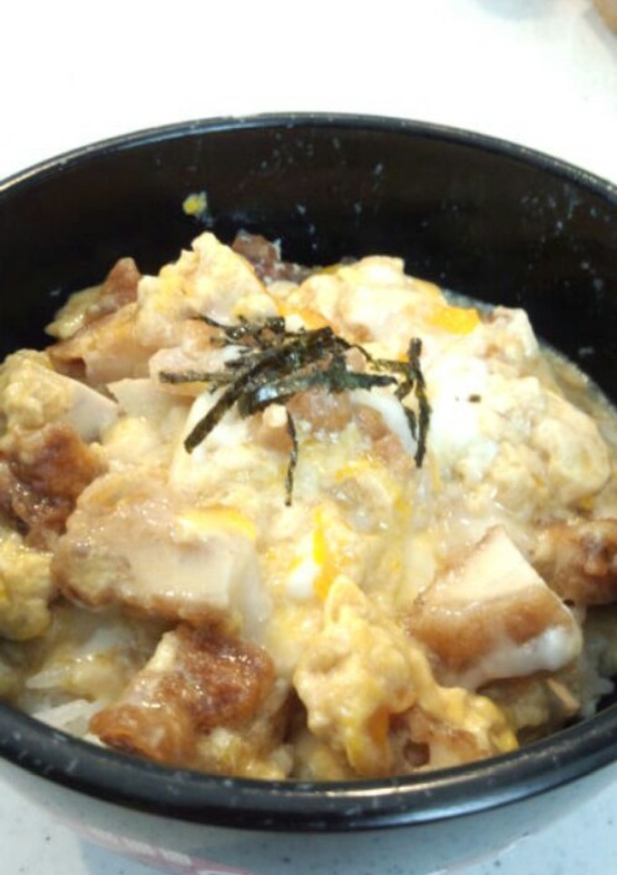 ☆唐揚げリメイク★簡単とろとろ親子丼☆-レシピのメイン写真